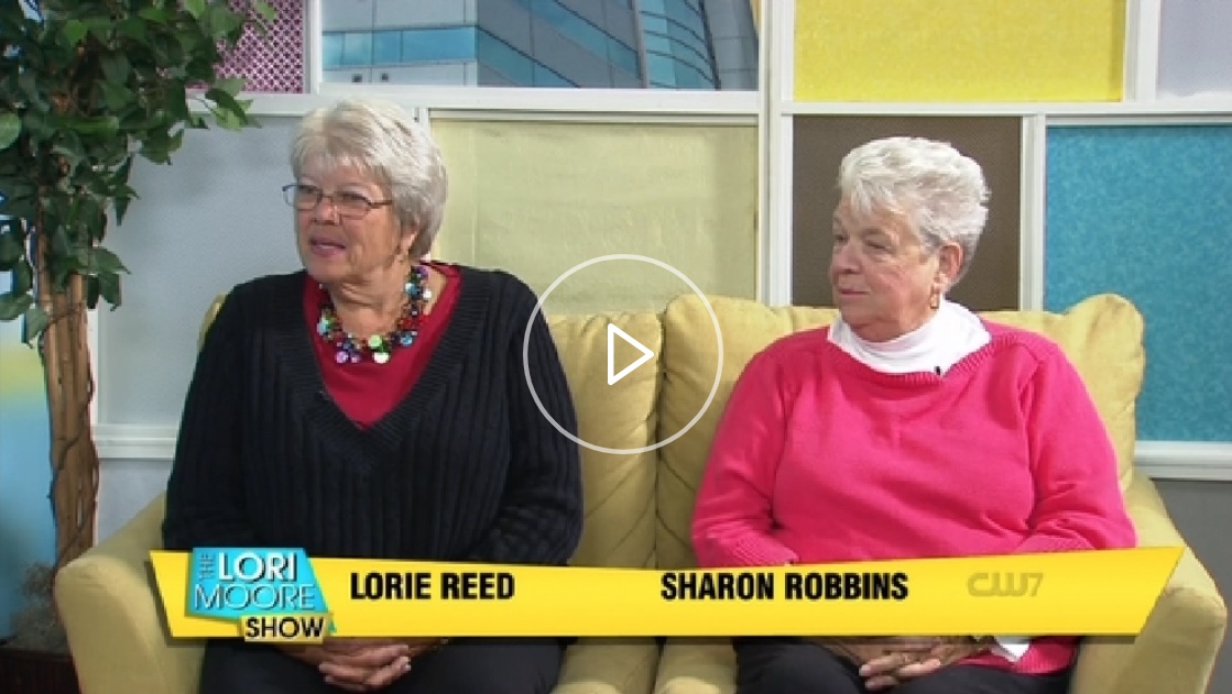Veterans
                                Day project director Sharon Robbins and Lorie Reed